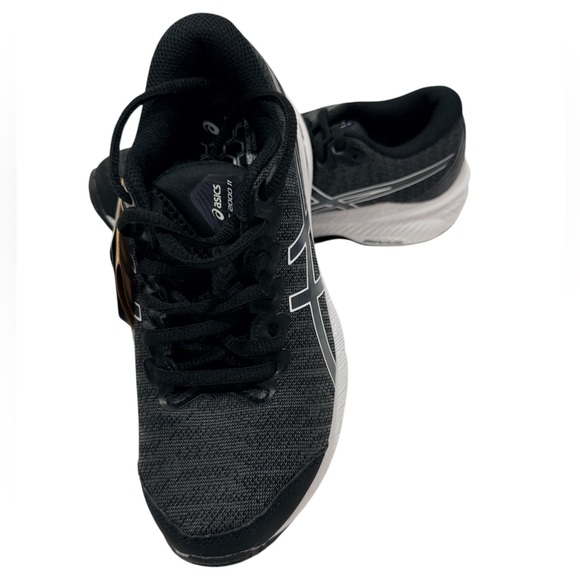 Asics NWT kids GT-2000 running shoes size 3.5 lack and white - Picture 4 of 15